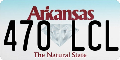 AR license plate 470LCL