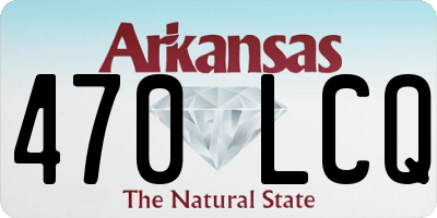 AR license plate 470LCQ