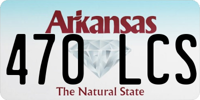 AR license plate 470LCS