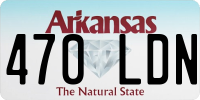 AR license plate 470LDN