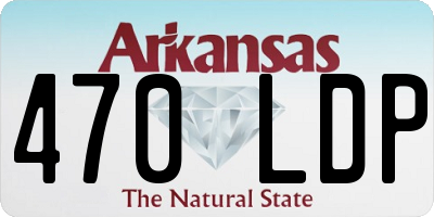 AR license plate 470LDP
