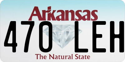AR license plate 470LEH