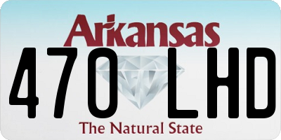 AR license plate 470LHD
