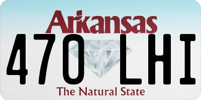 AR license plate 470LHI