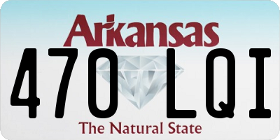 AR license plate 470LQI