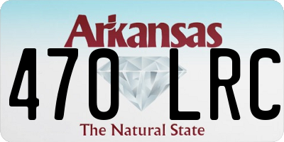 AR license plate 470LRC