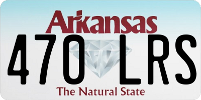 AR license plate 470LRS