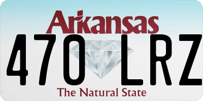 AR license plate 470LRZ
