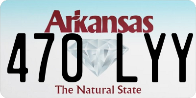 AR license plate 470LYY