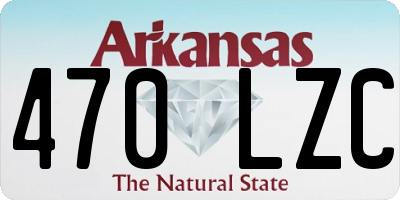 AR license plate 470LZC