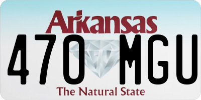 AR license plate 470MGU