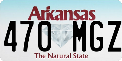 AR license plate 470MGZ