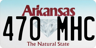 AR license plate 470MHC