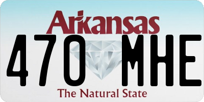 AR license plate 470MHE