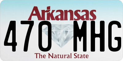 AR license plate 470MHG