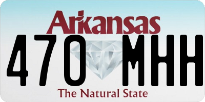 AR license plate 470MHH