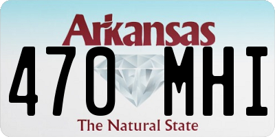 AR license plate 470MHI