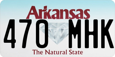 AR license plate 470MHK