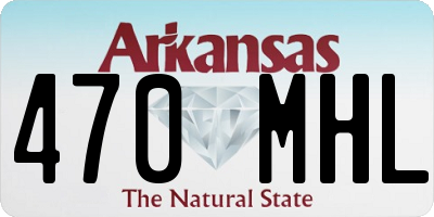 AR license plate 470MHL
