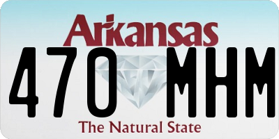 AR license plate 470MHM