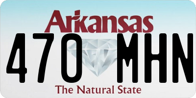 AR license plate 470MHN