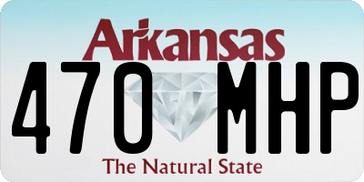 AR license plate 470MHP