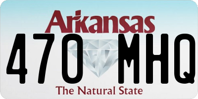 AR license plate 470MHQ