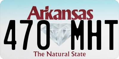 AR license plate 470MHT