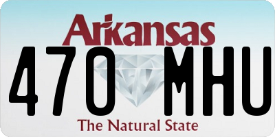 AR license plate 470MHU