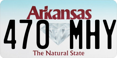 AR license plate 470MHY