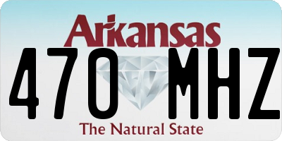 AR license plate 470MHZ
