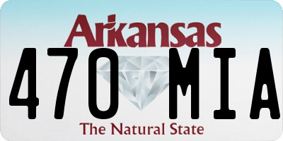 AR license plate 470MIA
