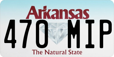 AR license plate 470MIP