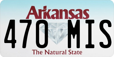 AR license plate 470MIS