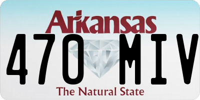 AR license plate 470MIV