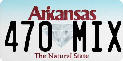 AR license plate 470MIX