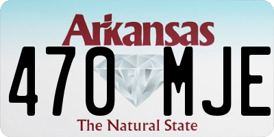 AR license plate 470MJE