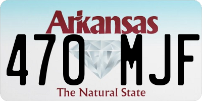 AR license plate 470MJF