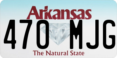 AR license plate 470MJG