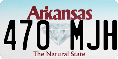 AR license plate 470MJH