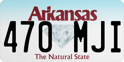 AR license plate 470MJI