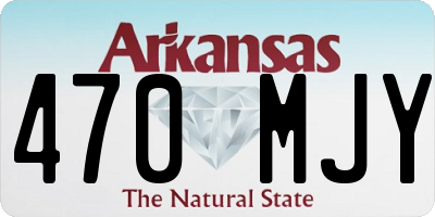 AR license plate 470MJY