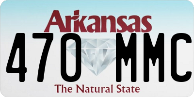 AR license plate 470MMC