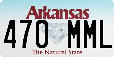 AR license plate 470MML