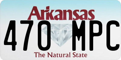 AR license plate 470MPC