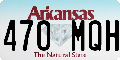 AR license plate 470MQH