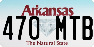 AR license plate 470MTB