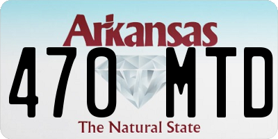 AR license plate 470MTD