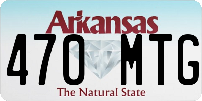 AR license plate 470MTG