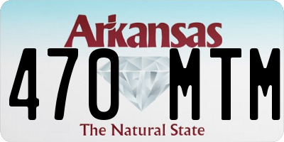 AR license plate 470MTM
